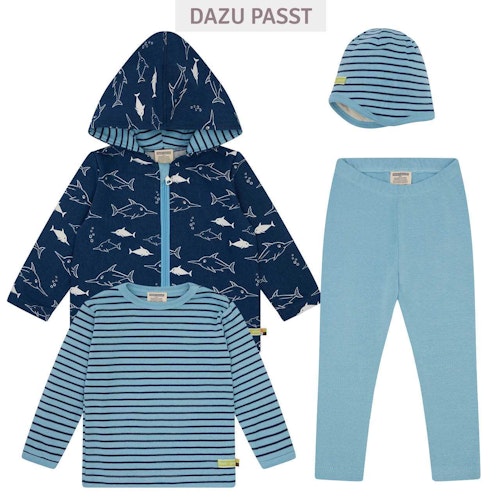 Leichte Ripp Leggings uni