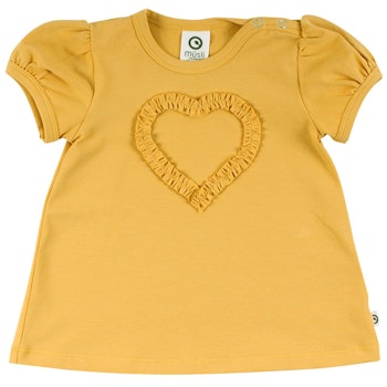 Edles T-Shirt Puffärmel Blümchen Design