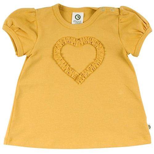 Ausgestelltes T-Shirt Herz