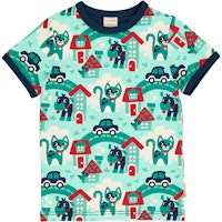 Kurzarmshirt Town