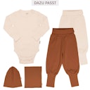 Vorschaubild Body langarm breite Bündchen Rippe