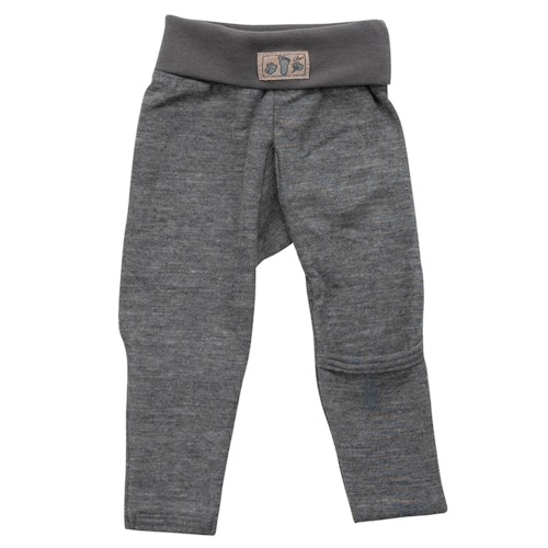 Bündchenhose Wolle Seide Beinumschlag