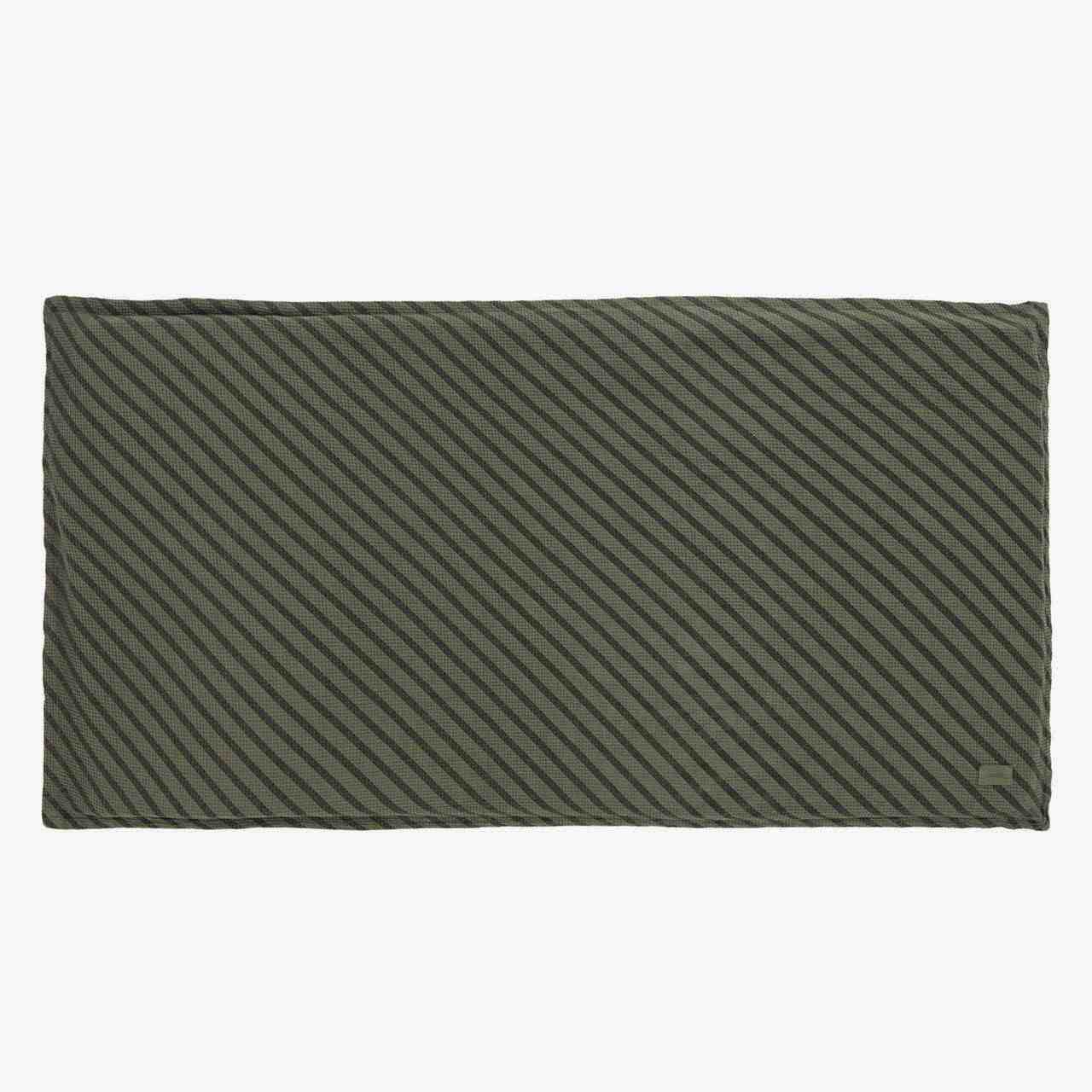 Bodenmatratze 60x120x4 cm grün gestreift