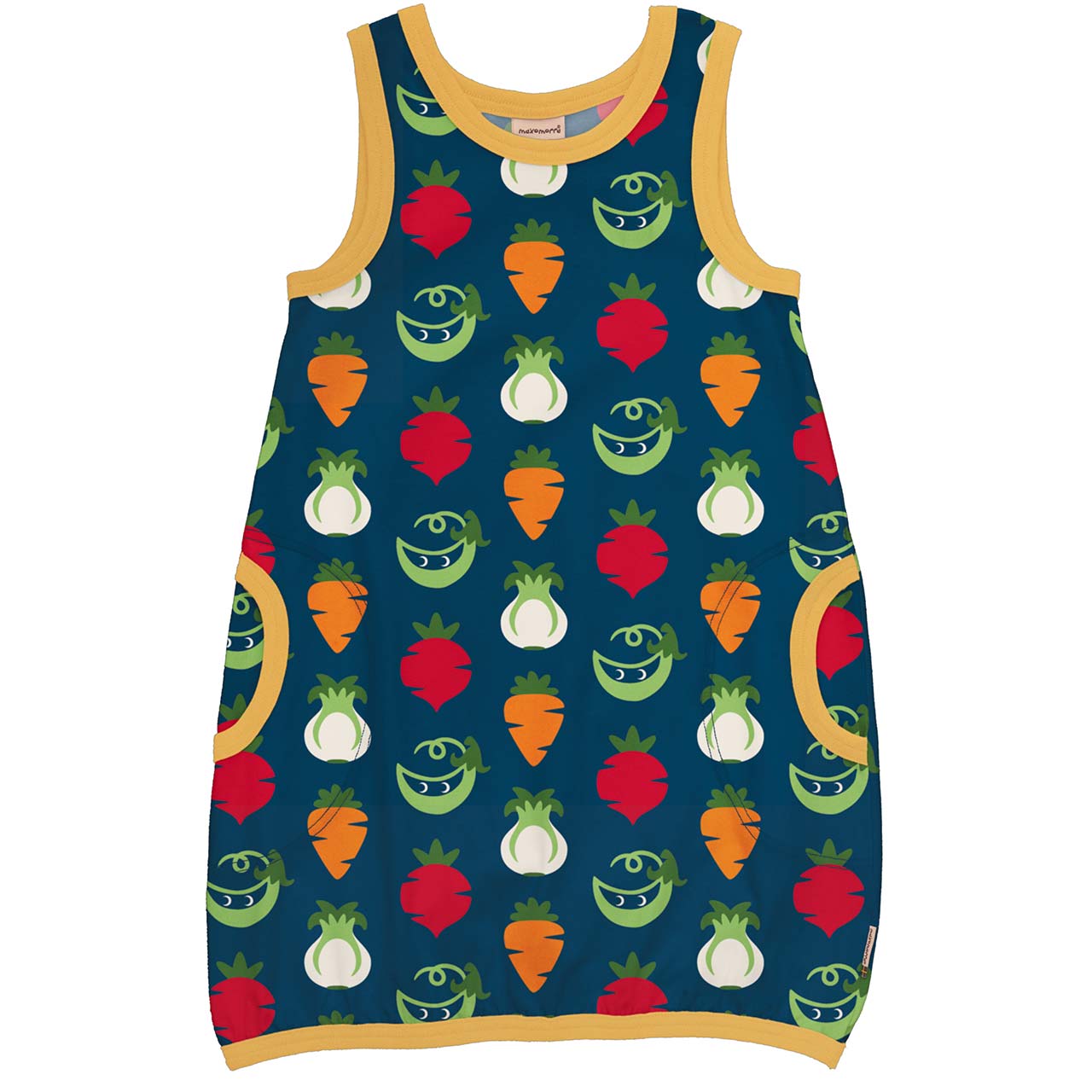 Ärmelloses Ballonkleid Gemüse