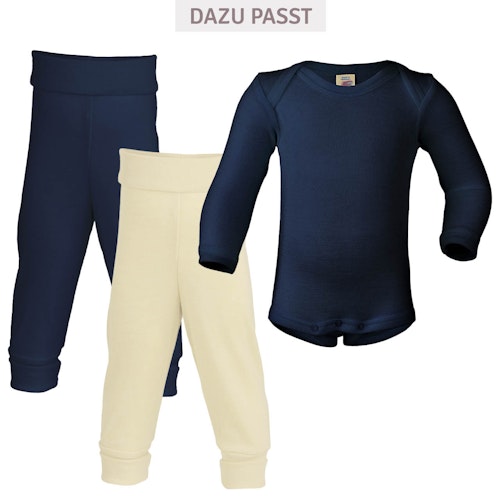 Wolle Seide Body langarm