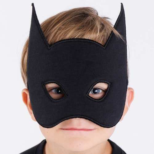 Coole Maske schwarz Einheitsgröße mit Gummiband