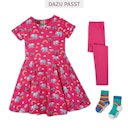 Vorschaubild Flatter Sommerkleid Regenbogen