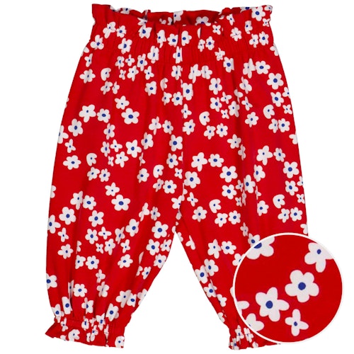 Lockere Blümchen Hose