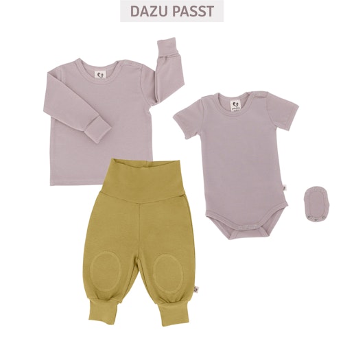 Mitwachsende Hose mit breiten Bündchen