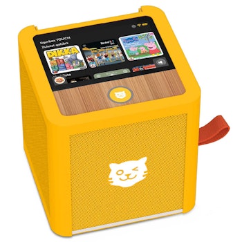 Tigerbox – gelbe Hörbox für Kinder