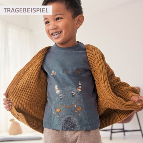 Cardigan Grobstrick Knopfleiste