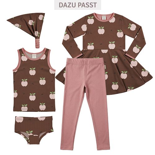 Kleid Maxomorra langarm Motiv