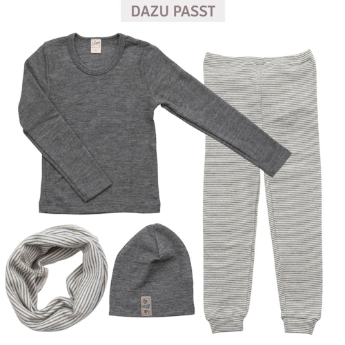 Wolle Seide Schlauchschal