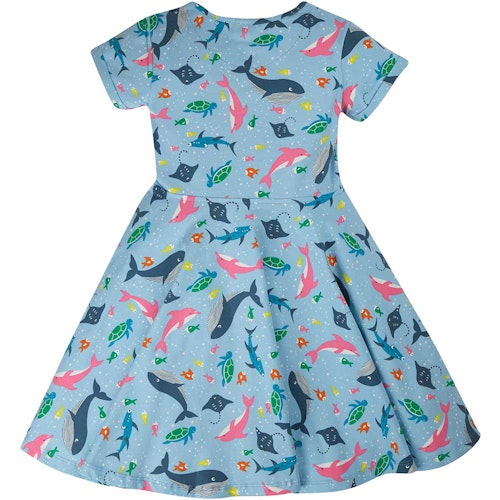 Flatter Sommerkleid Regenbogen