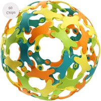Konstruktionsspiel 60 Binabo Chips – 4 Farben