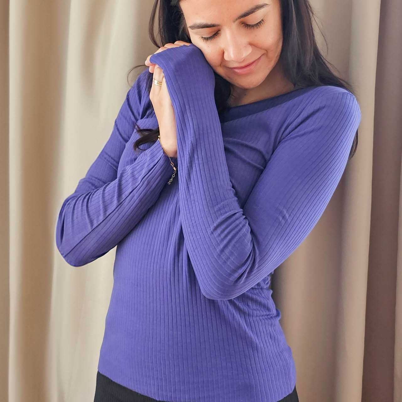 Langarmshirt People Wear Organic Interlock/Jersey Uni