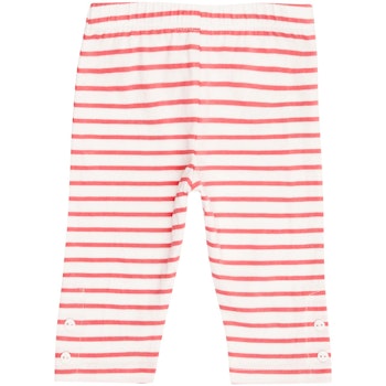Leichte Leggings 3/4 rosa gestreift