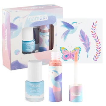 Kinderkosmetik 3er-Set Kolibri blau