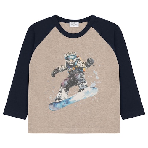 Weiches Langarmshirt cooler Hund