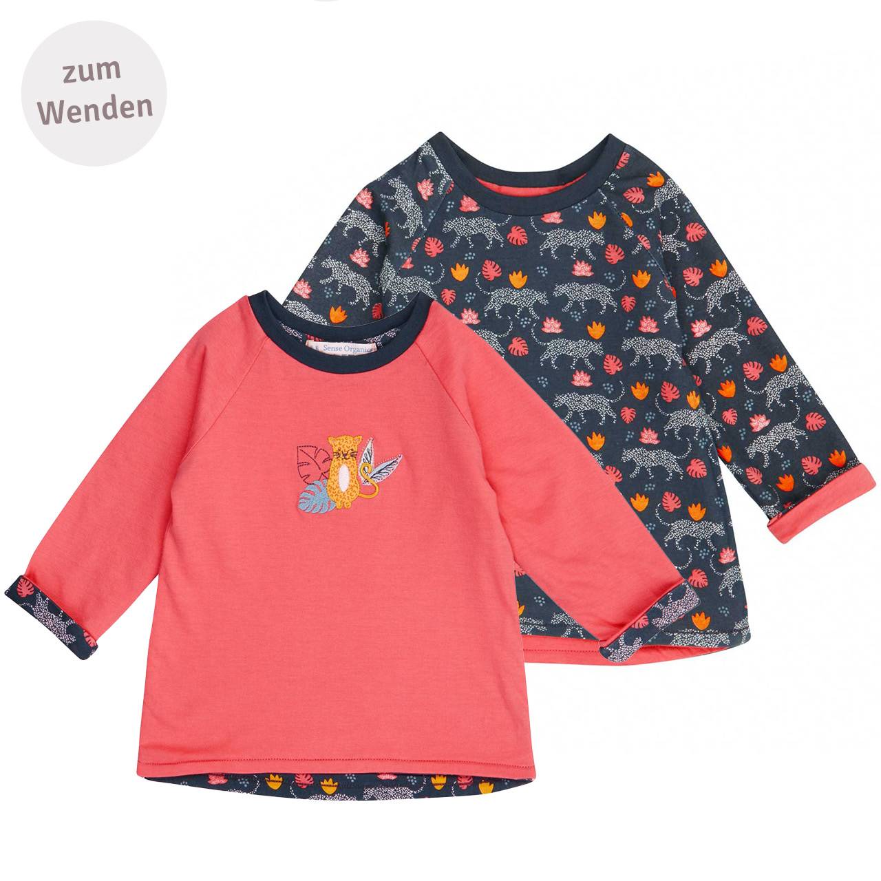 Super leichtes Wendeshirt - langarm