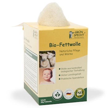 Bio Fettwolle pflegend 50g