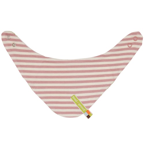 Wende-Dreiecktuch Streifen rosa