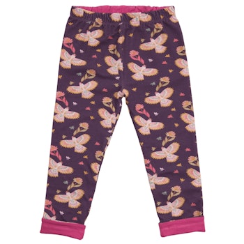Wende Leggings Miniblümchen pink-curry
