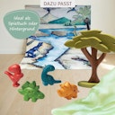 Vorschaubild Spieltuch Bio-Baumwolle Dinos 100 x 100 cm