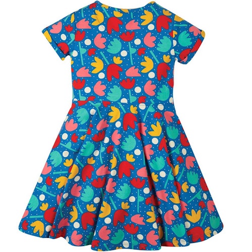 Flatter Sommerkleid Regenbogen