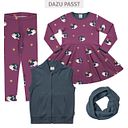Vorschaubild Kleid Maxomorra langarm Motiv