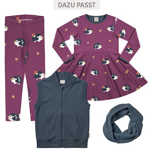 Kleid Maxomorra langarm Motiv