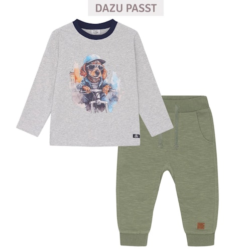 Weiches Langarmshirt cooler Hund