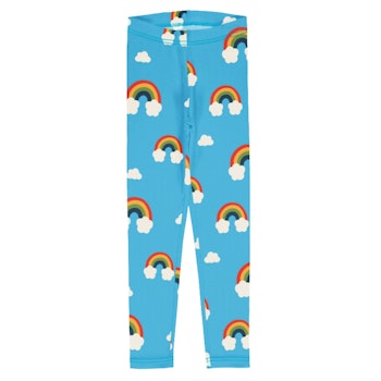 Jersey Leggings Regenbogen hellblau