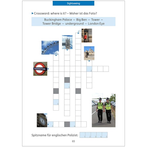 Englisch lernen 4. Klasse Übungsblock