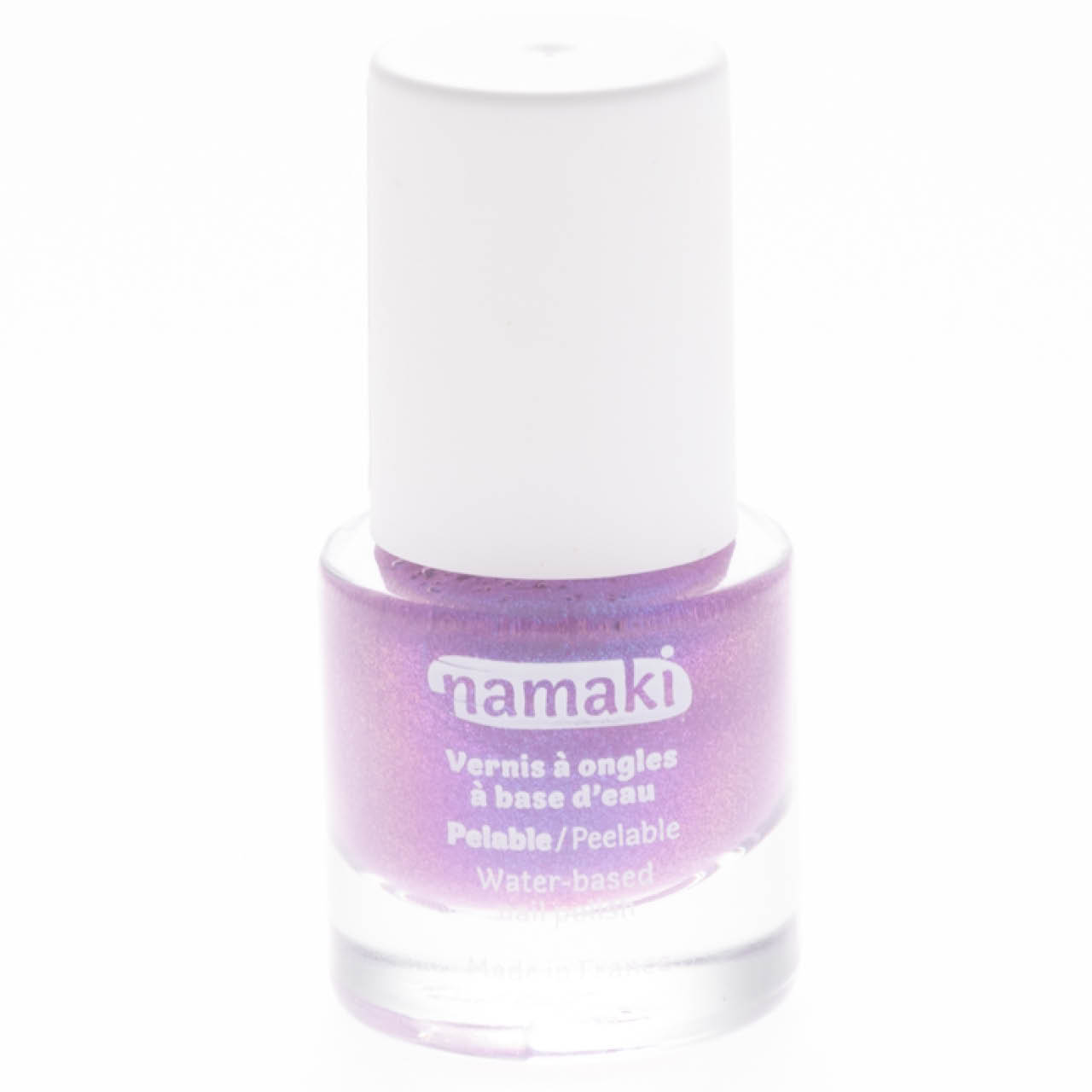 Kinder Nagellack auf Wasserbasis – Glitzer-Lila