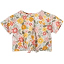 Vorschaubild T-Shirt Knotendetail tropische Blüten