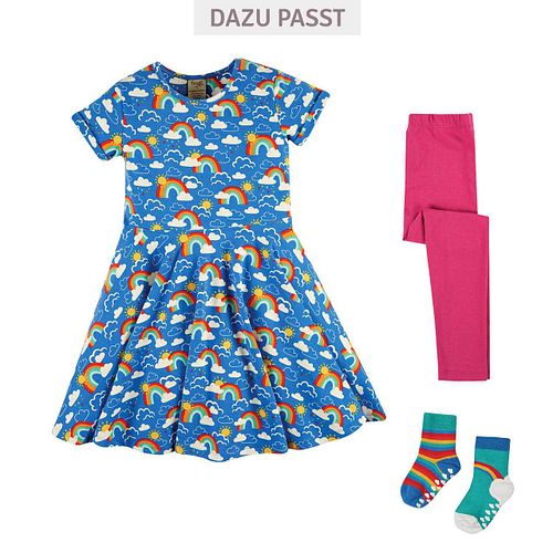 Kleid Frugi kurzarm Motiv