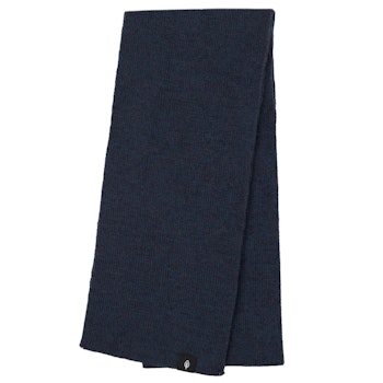 Kinder Schal Wolle Seide dunkles jeans-blau