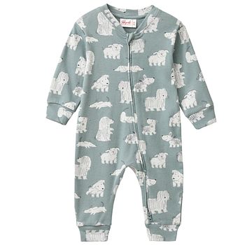 Strampler People Wear Organic langarm Motiv