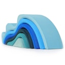 Vorschaubild Kleine Welle Länge 14 cm blau