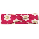 Vorschaubild Elastisches Haarband Anemonen pink
