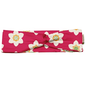 Elastisches Haarband Anemonen pink