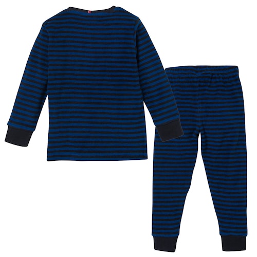 Schlafanzug Frottee Ringel