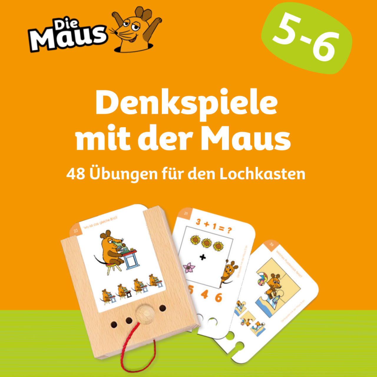 Lochkasten Denkspiele mit der Maus ab 5-6 Jahren (ohne Lochkasten)