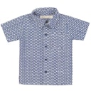 Vorschaubild Hemd Flugzeug-Druck kurzarm Shirt Webstoff
