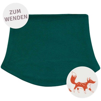 Wende Schlauchschal Fleece dunkelgrün
