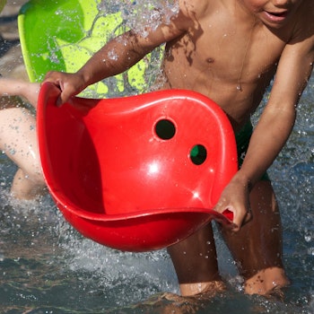 Balance- und Spielschale ab 2-8 Jahren rot