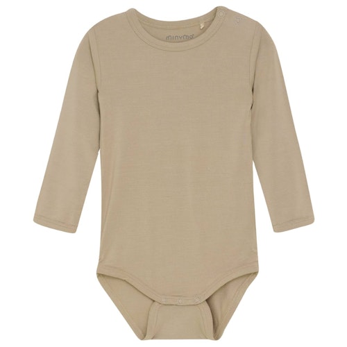 Langarm Body aus super weicher Bambus-Viskose