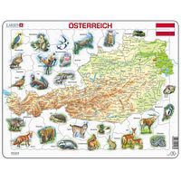 Lernpuzzle Österreich Karte für Kinder ab 6 Jahre