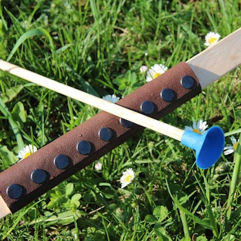 Saugpfeil blau 46 cm für großen Juniorbogen